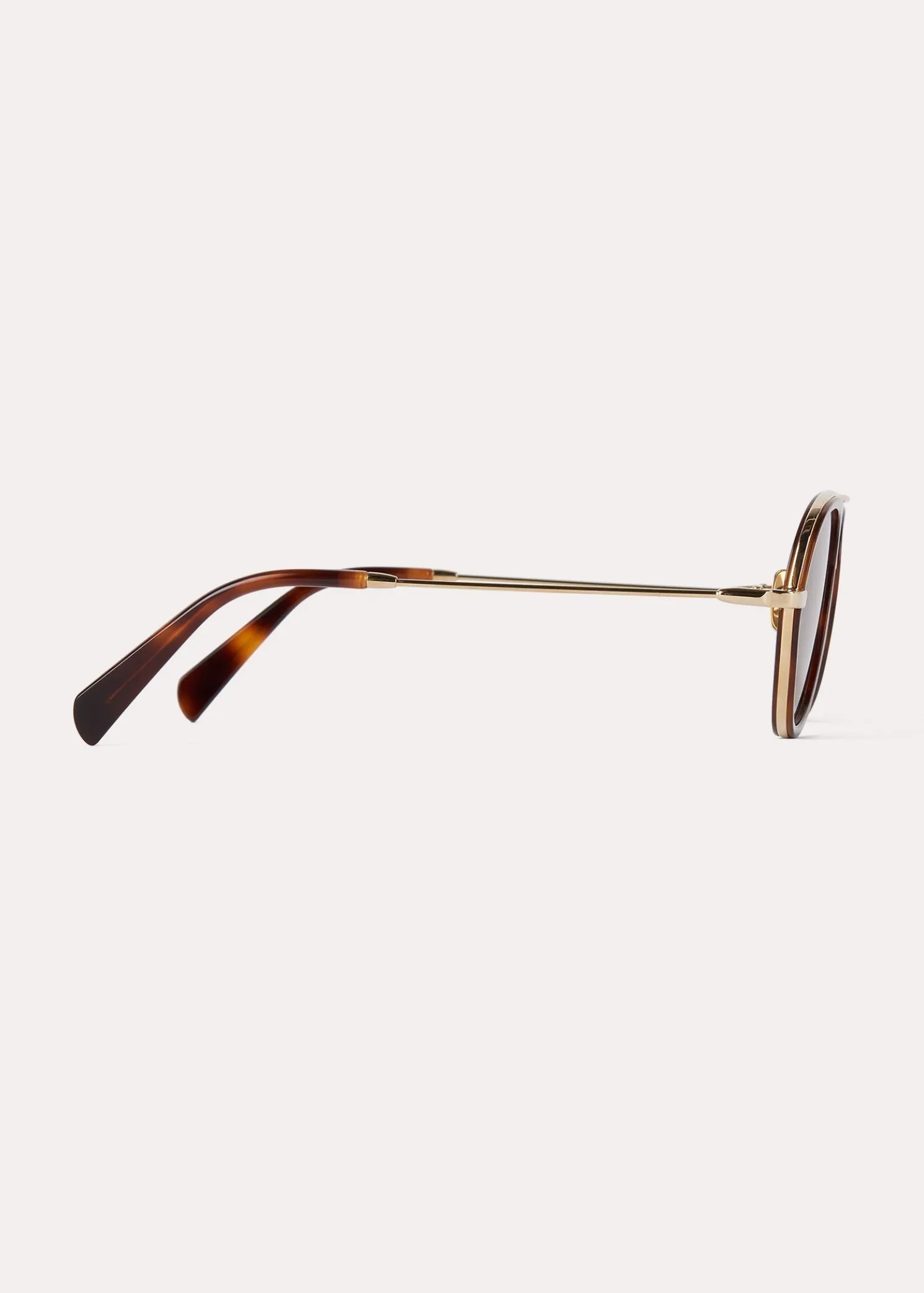 Aviator sunglasses light Havana