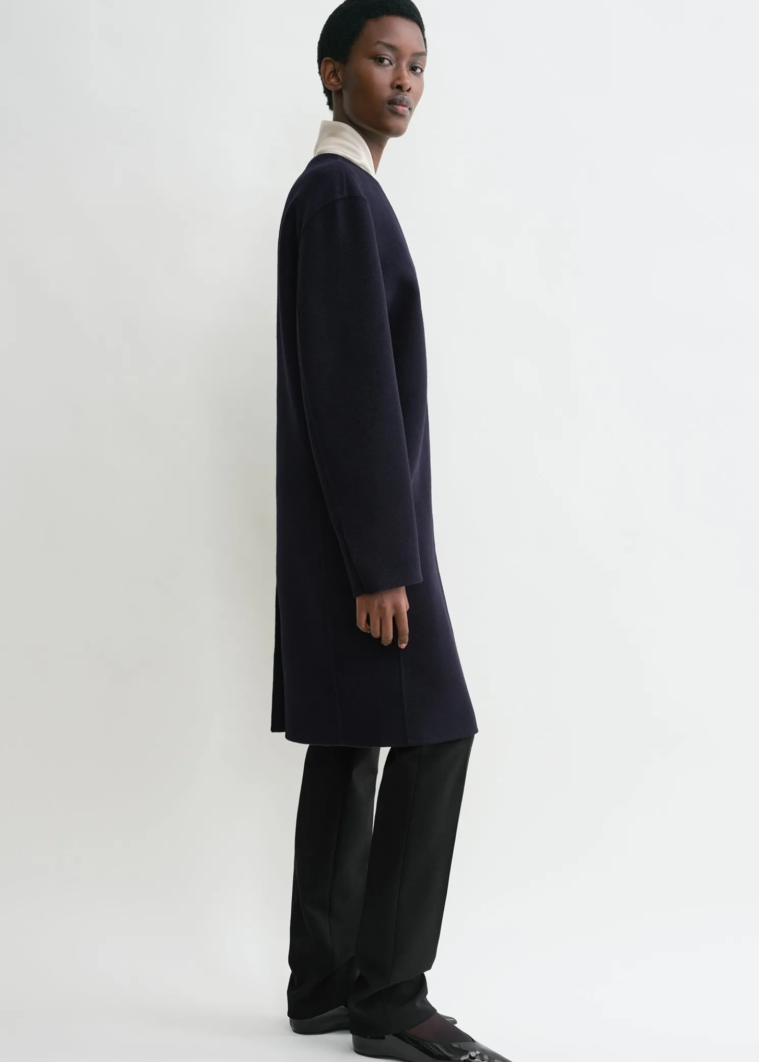 Broad doublé tunic navy