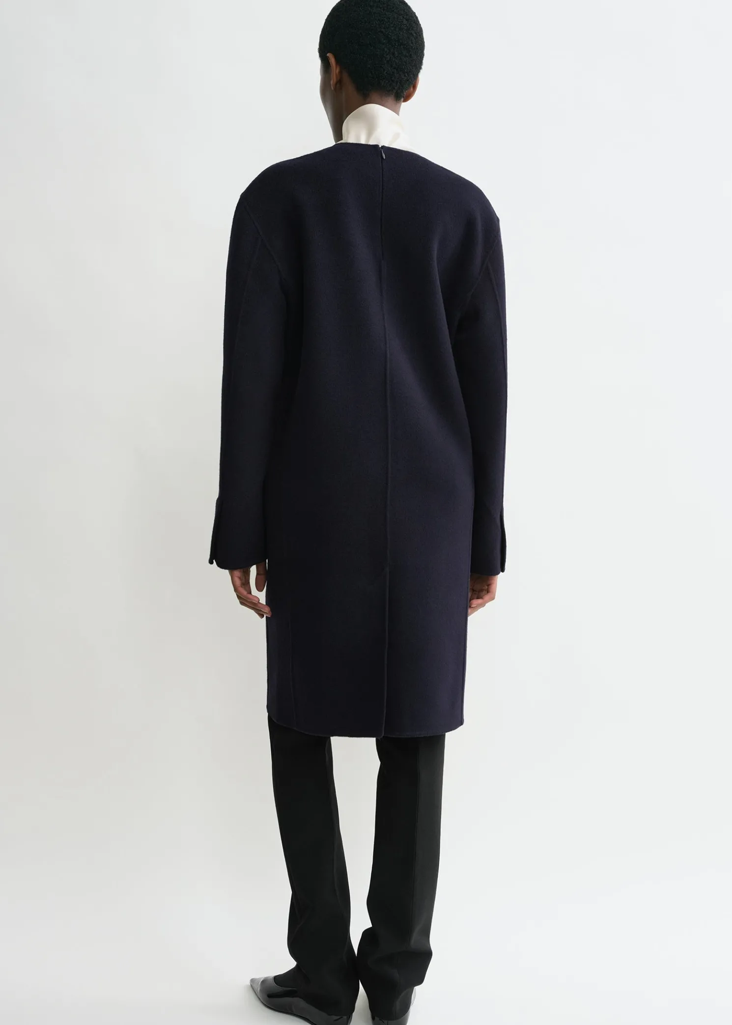 Broad doublé tunic navy