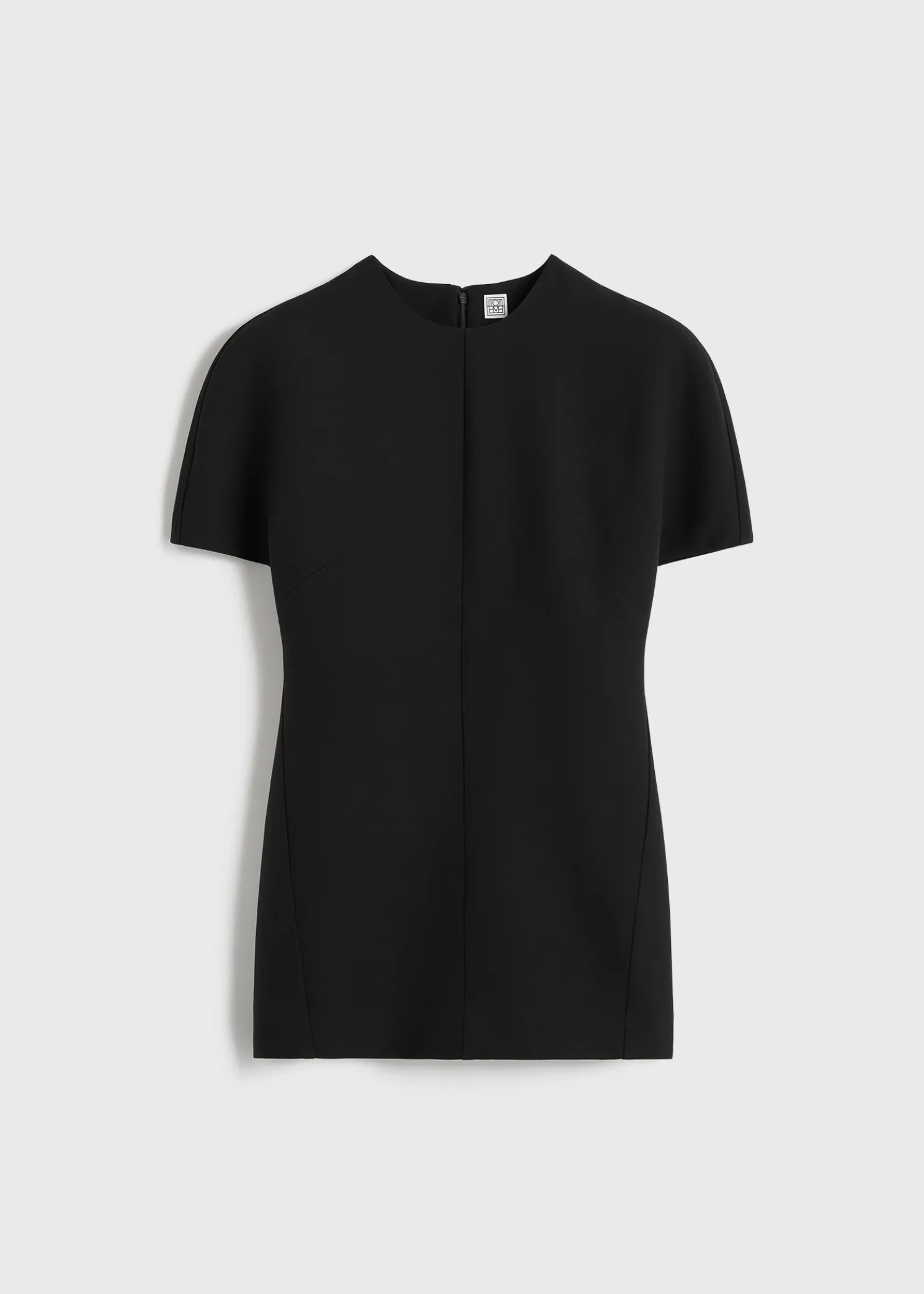 Cap-sleeve top black