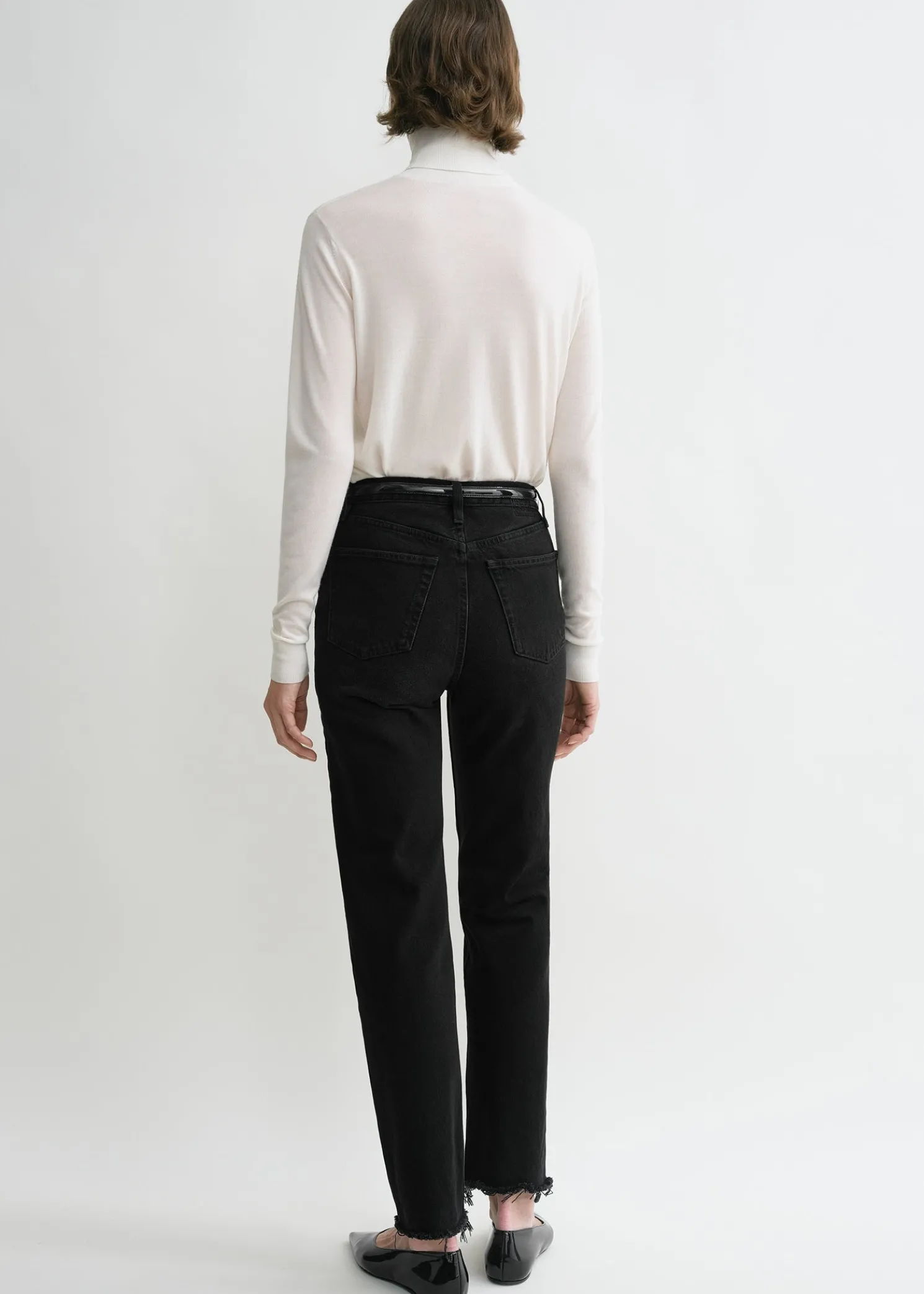 Classic cut denim black