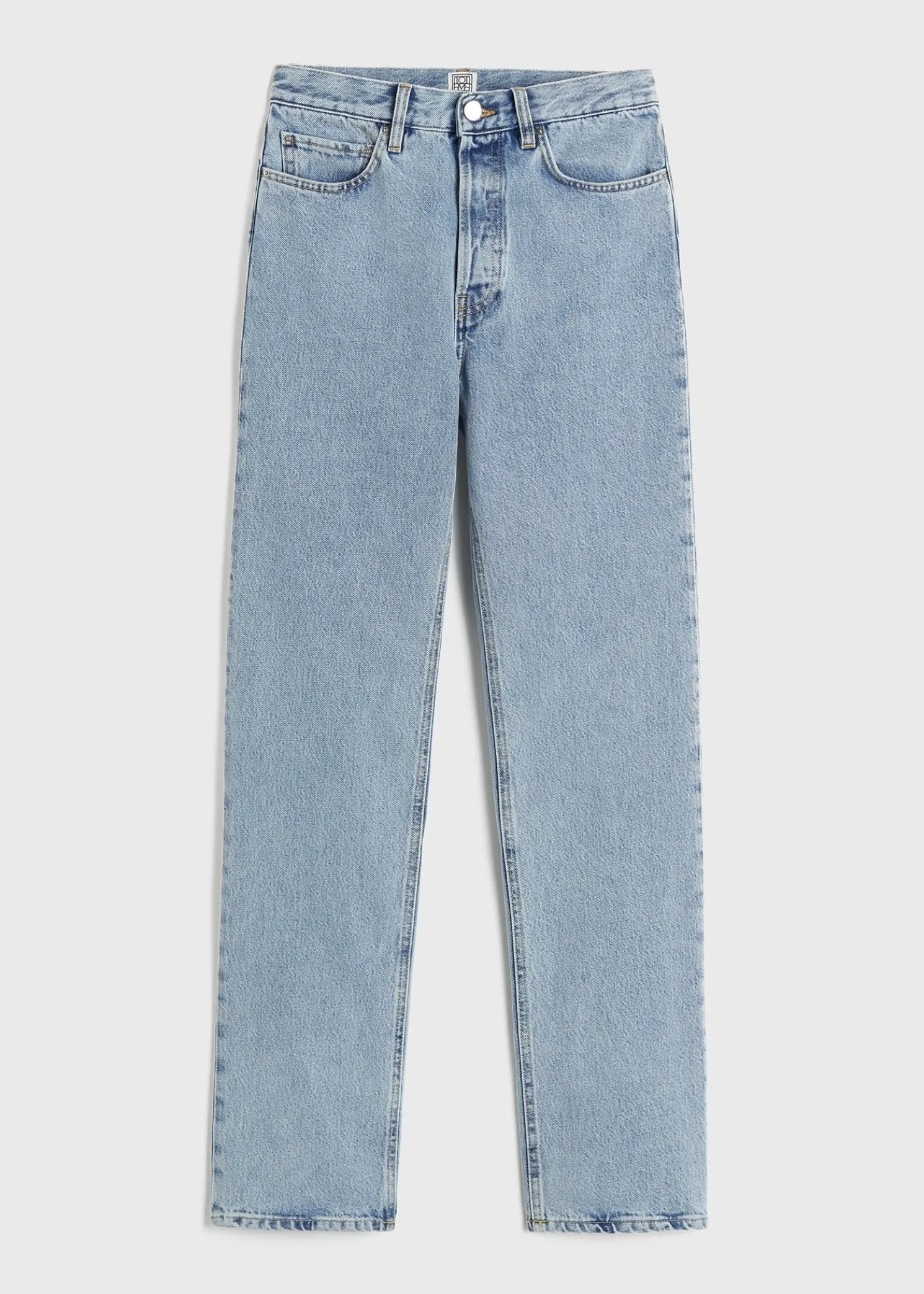 Classic cut denim full length cool blue