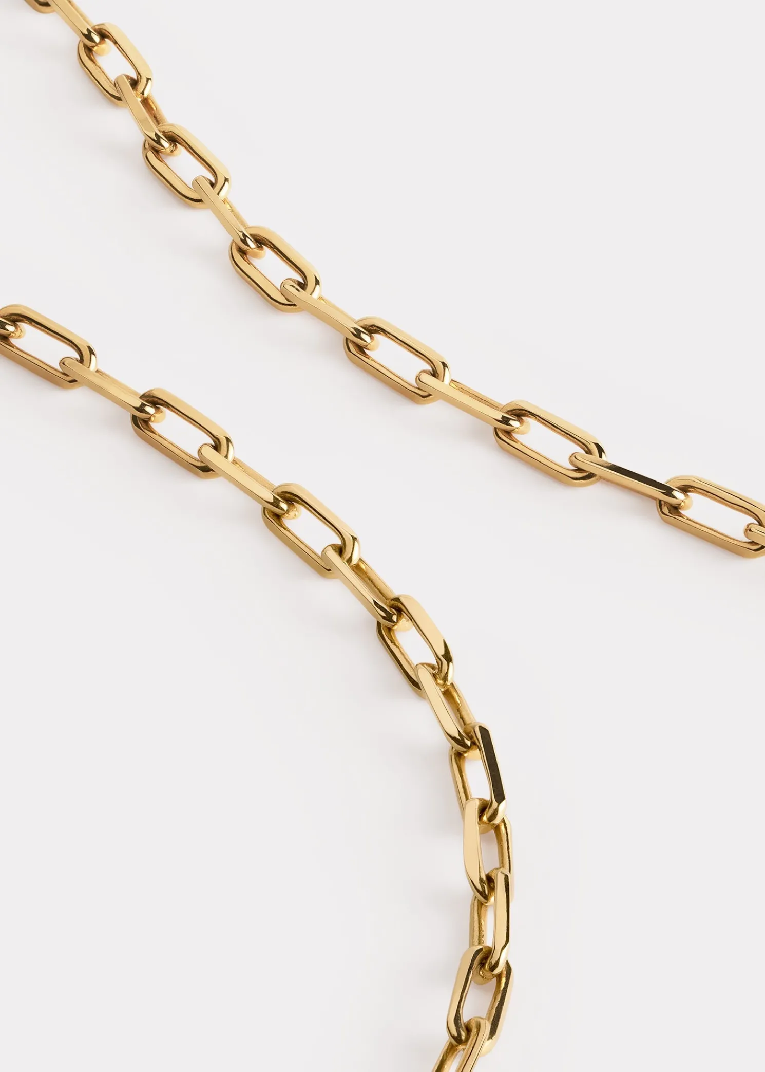 Crew-neck chain 18kt gold