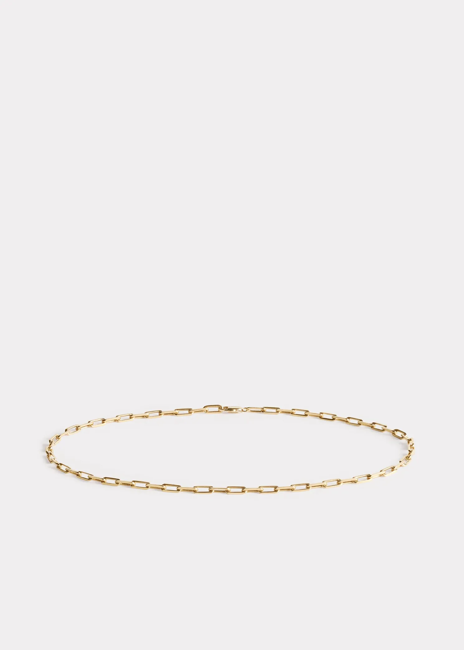Crew-neck chain 18kt gold