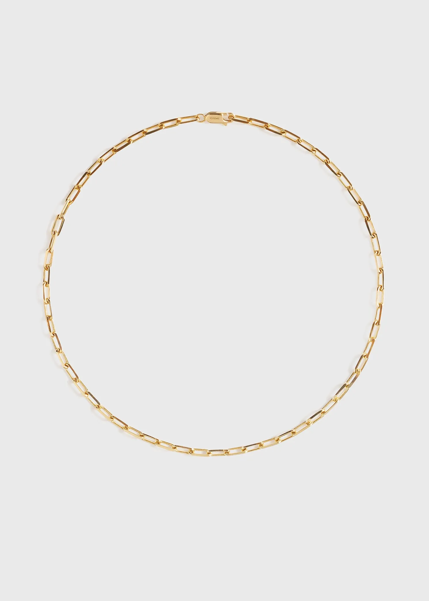 Crew-neck chain 18kt gold