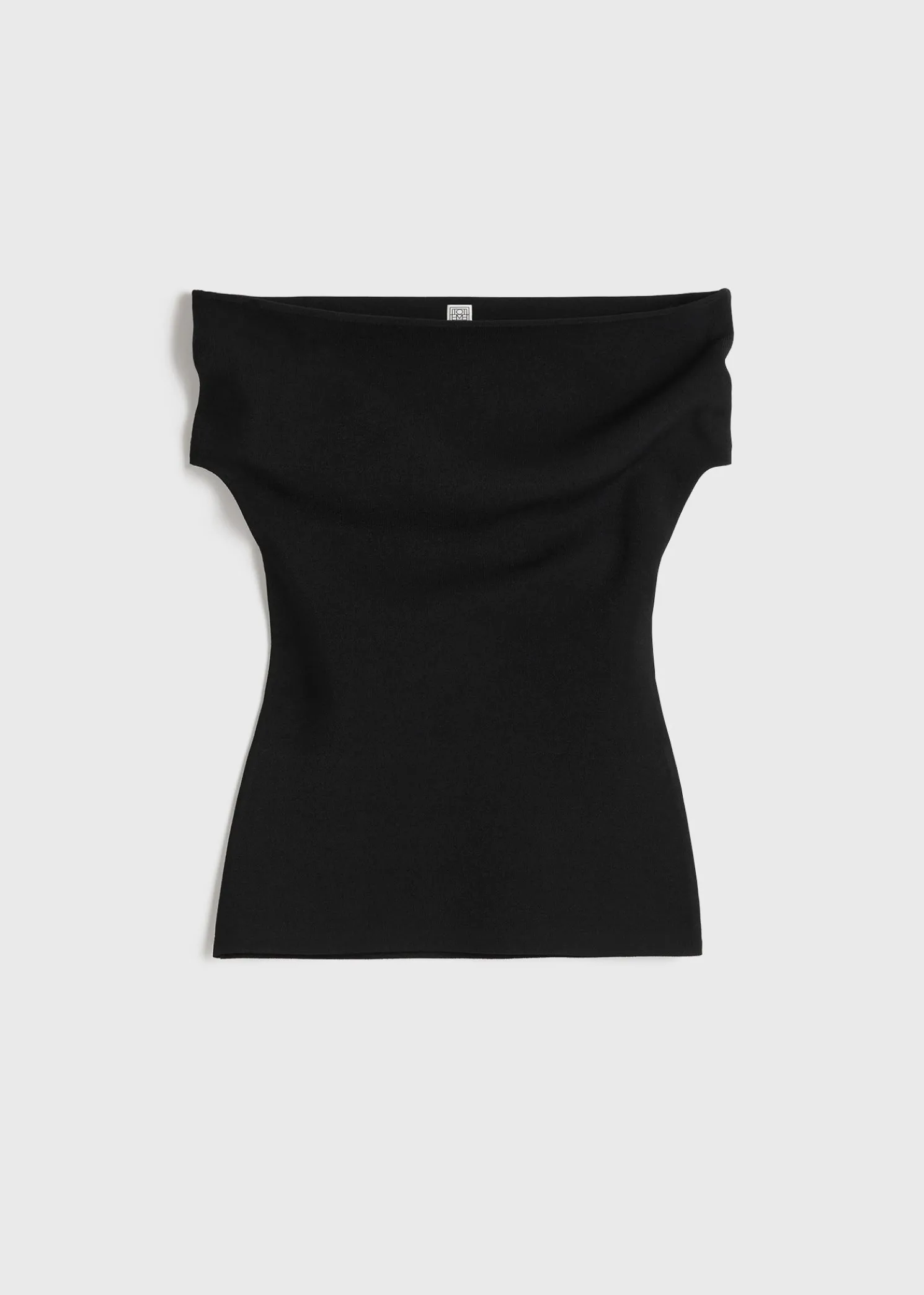 Double-knit top black