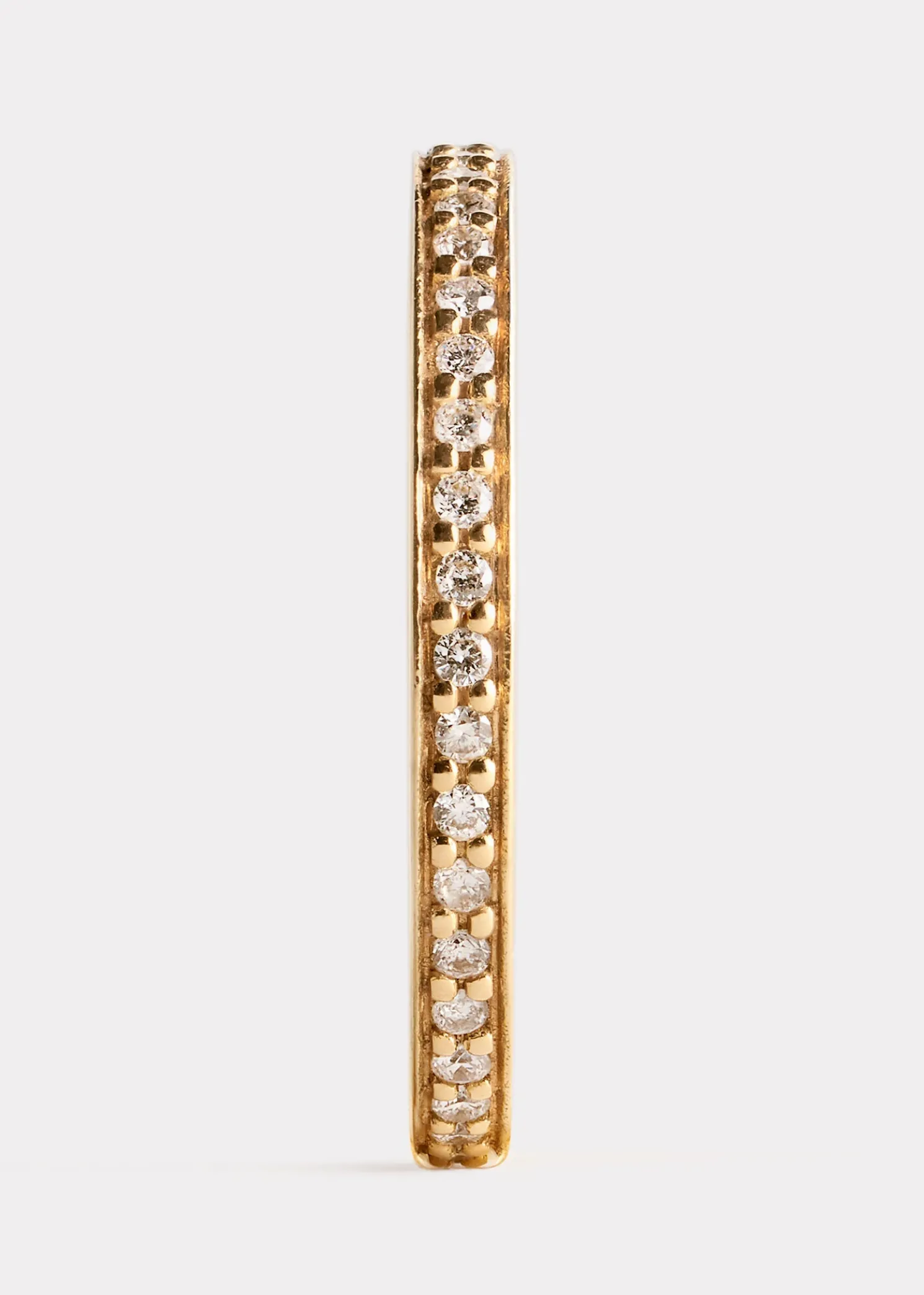Eternity diamond midi ring 18kt gold