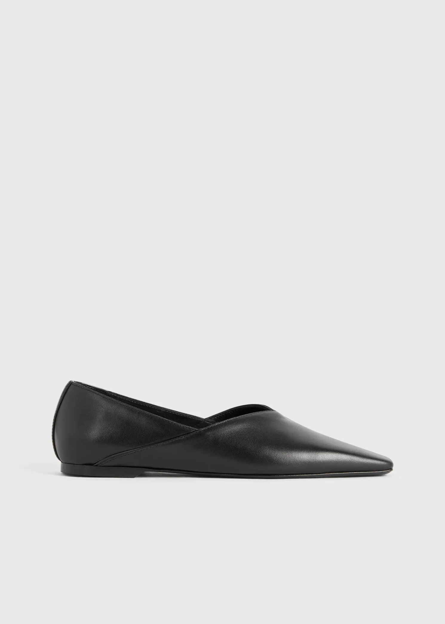 Everyday Nappa flats black