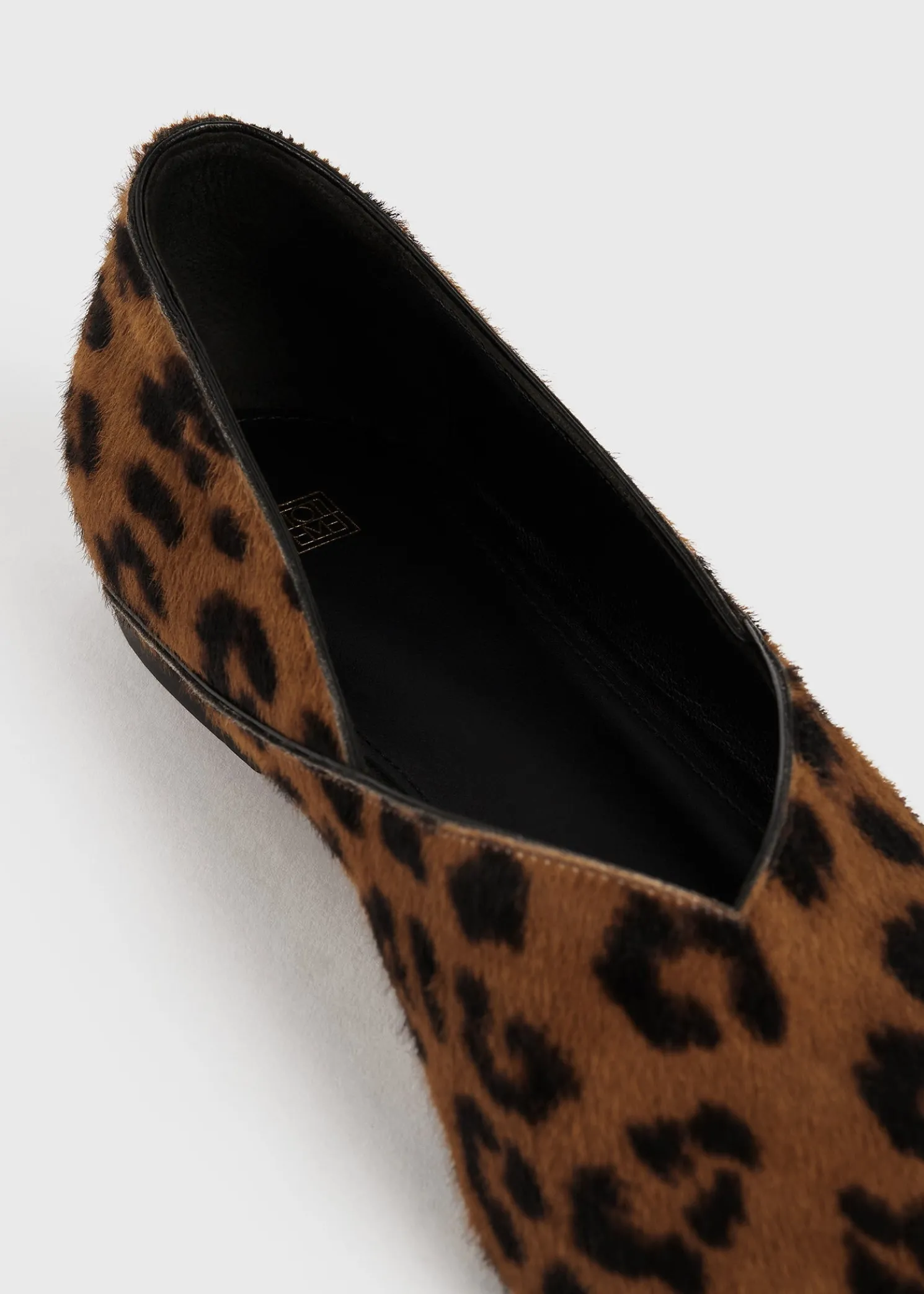 Everyday pony hair flats leopard