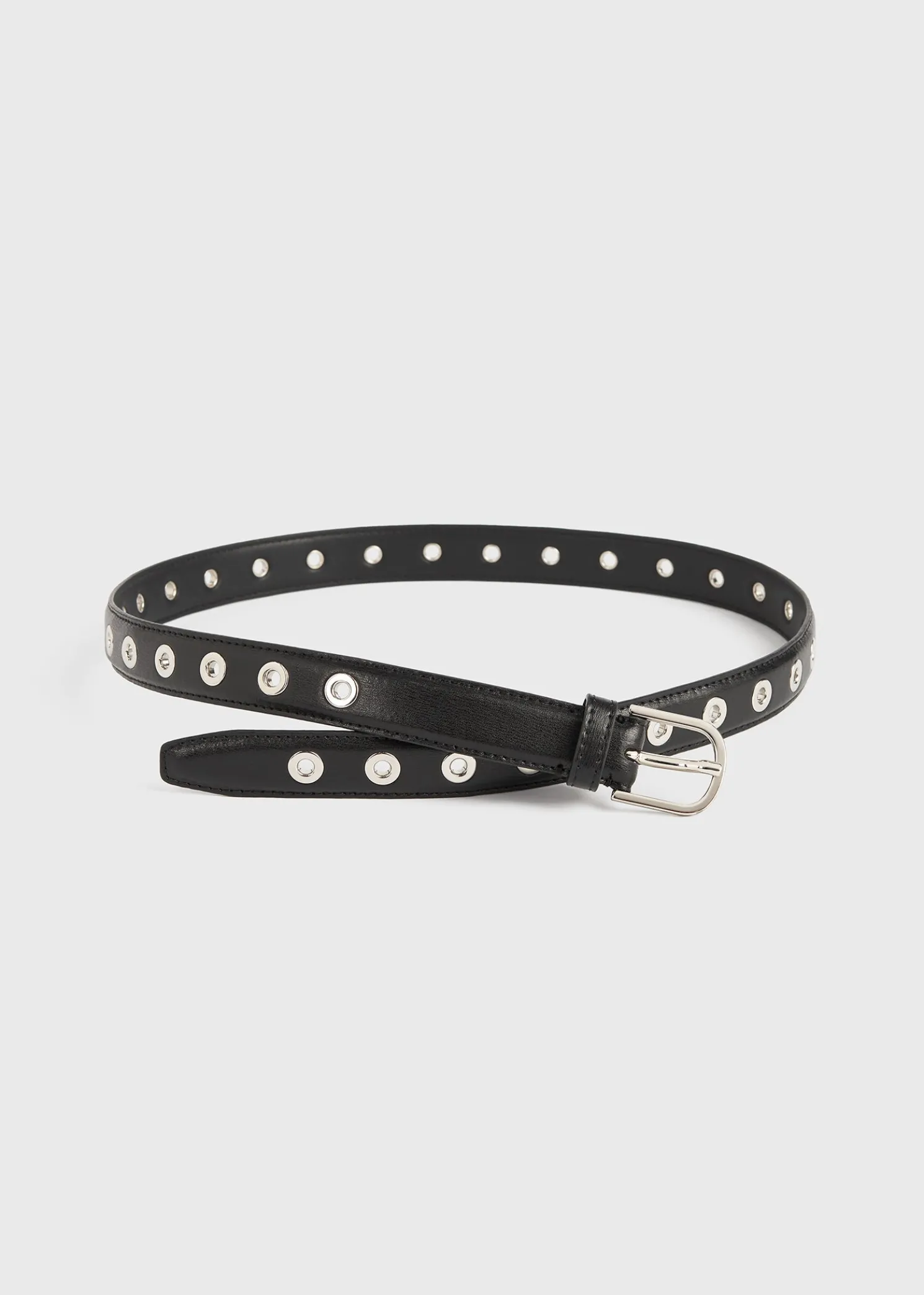 Eyelet belt black