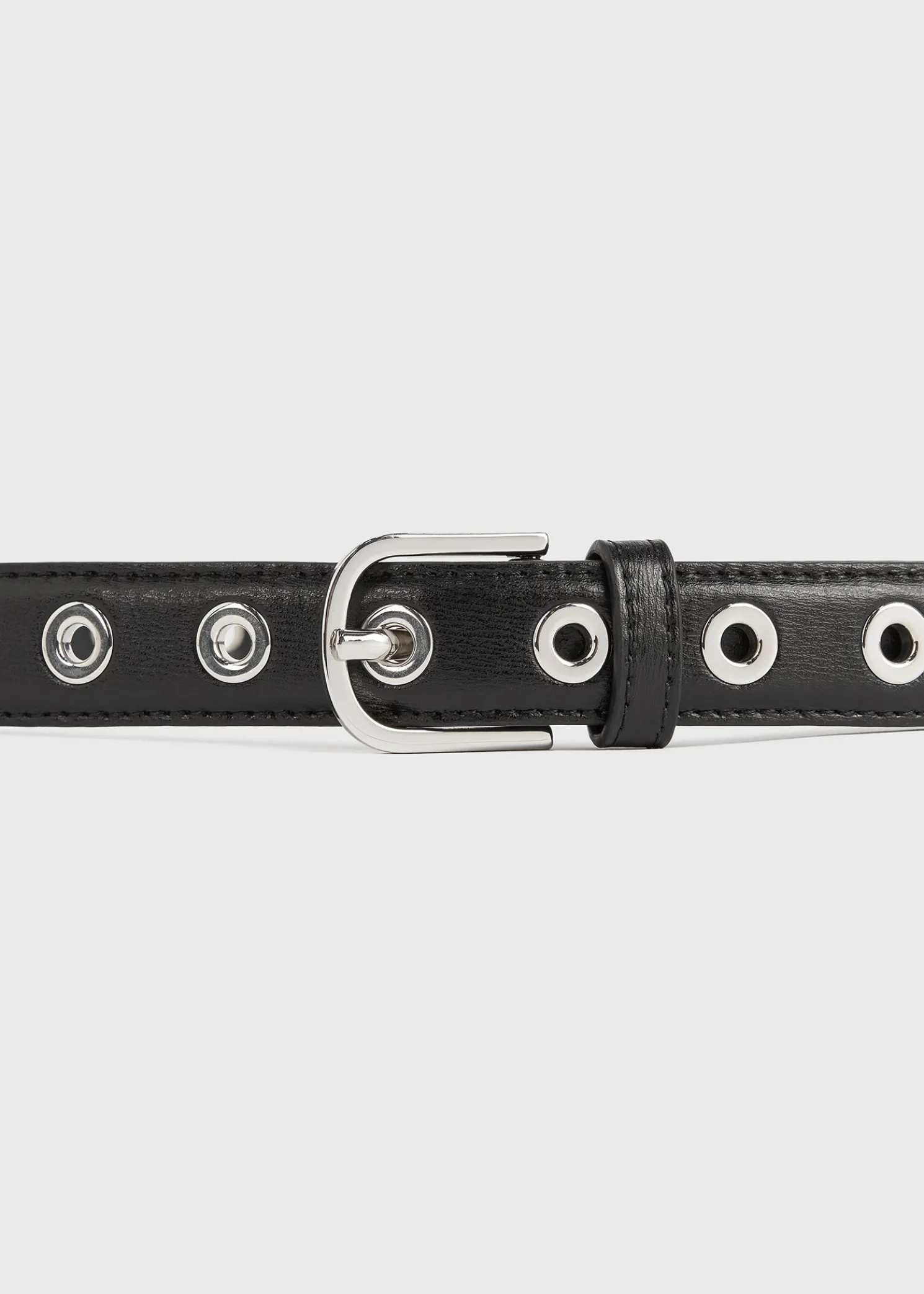 Eyelet belt black