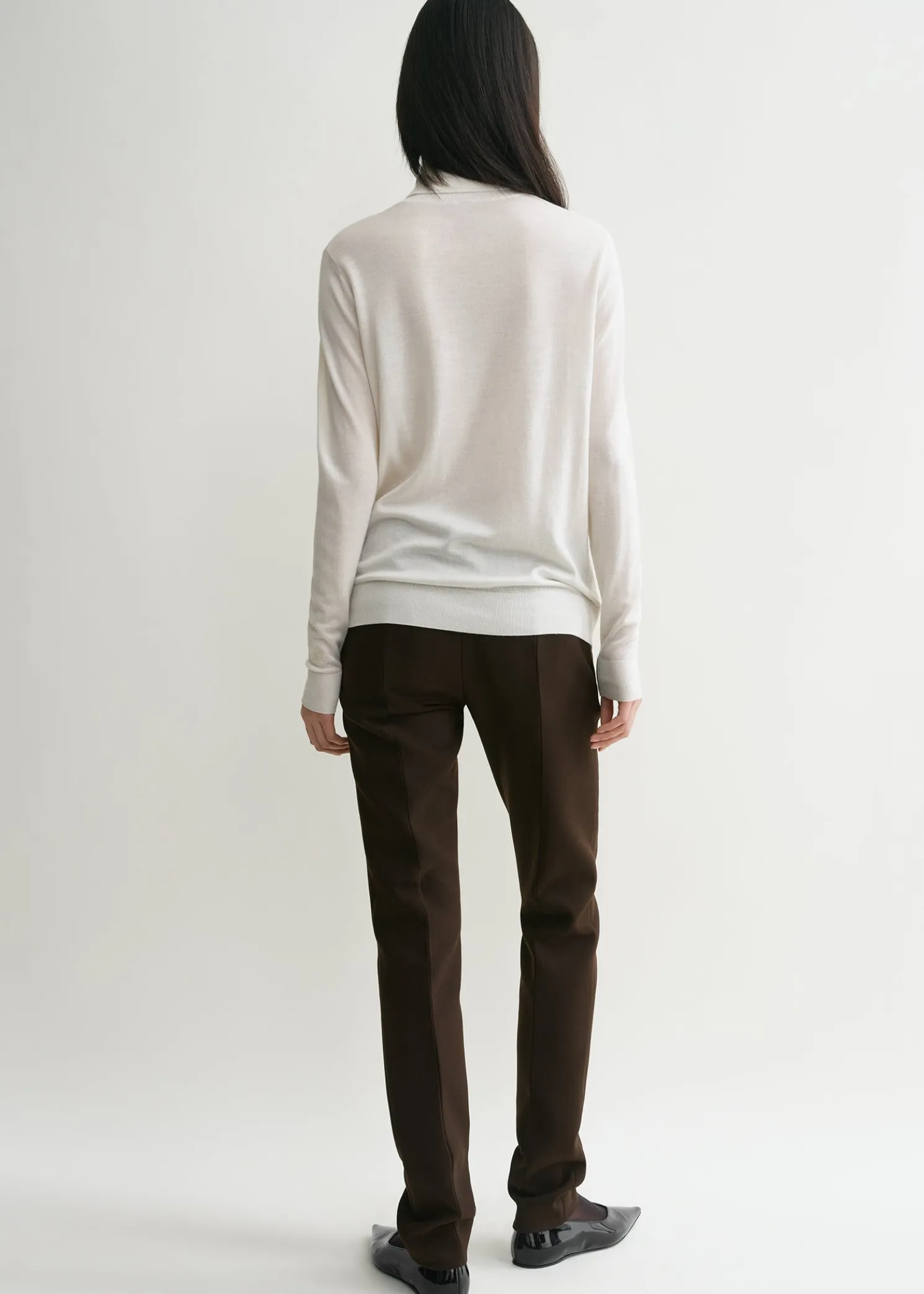 Fine turtleneck off-white