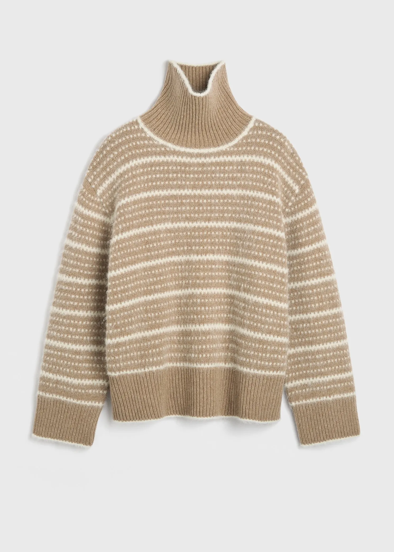 Heritage turtleneck soft camel