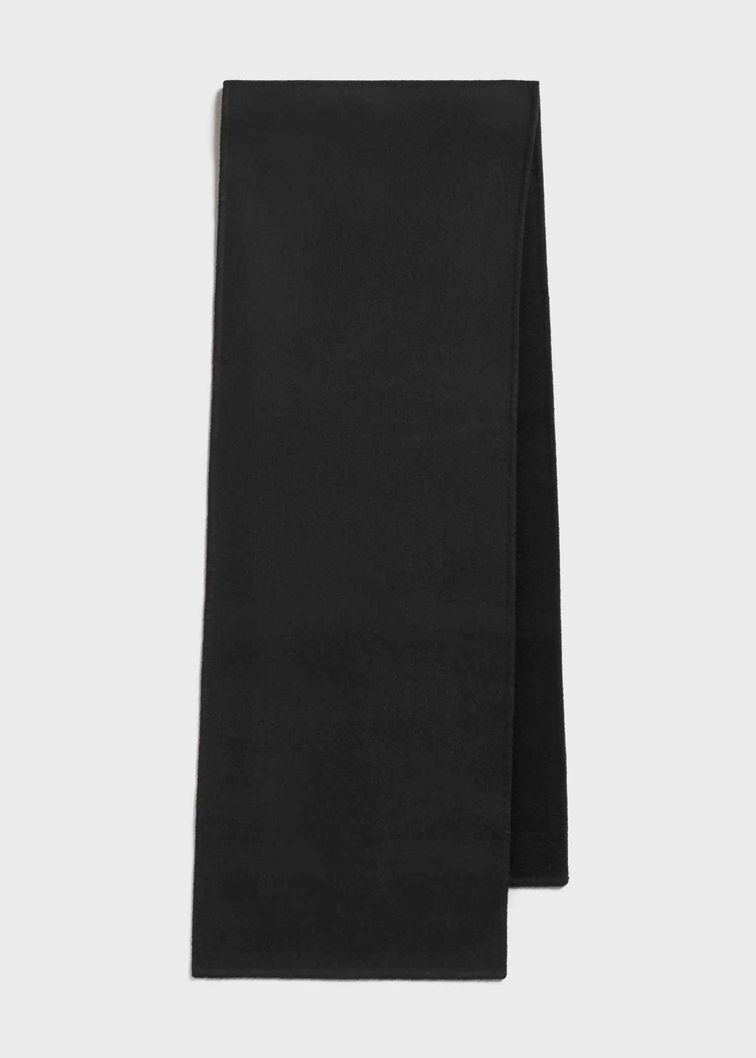 Long doublé scarf black