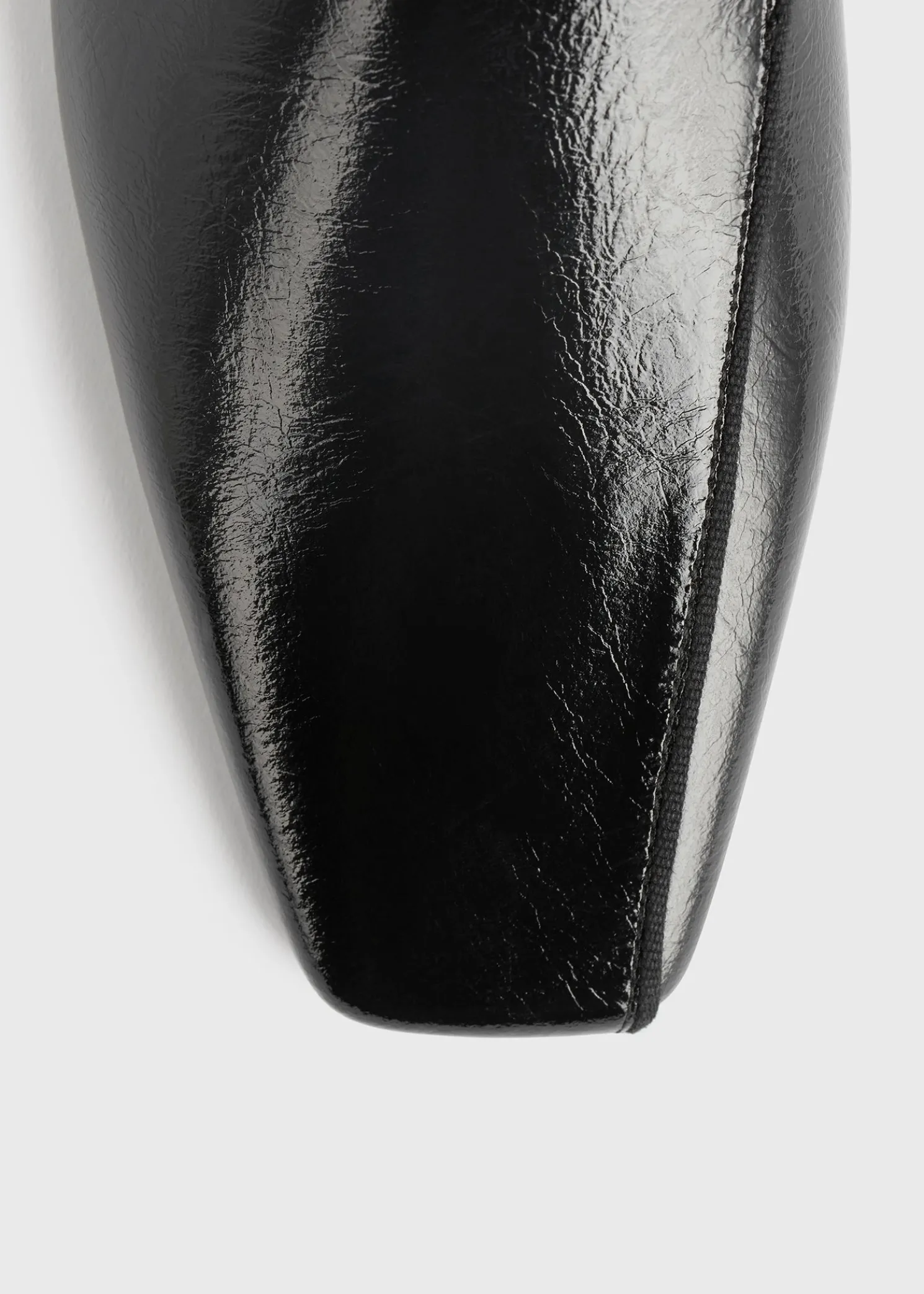 Piped Naplack loafers black