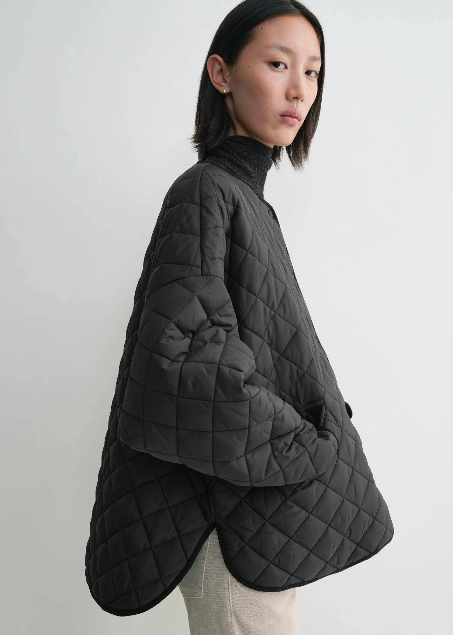 Quilted jacket black