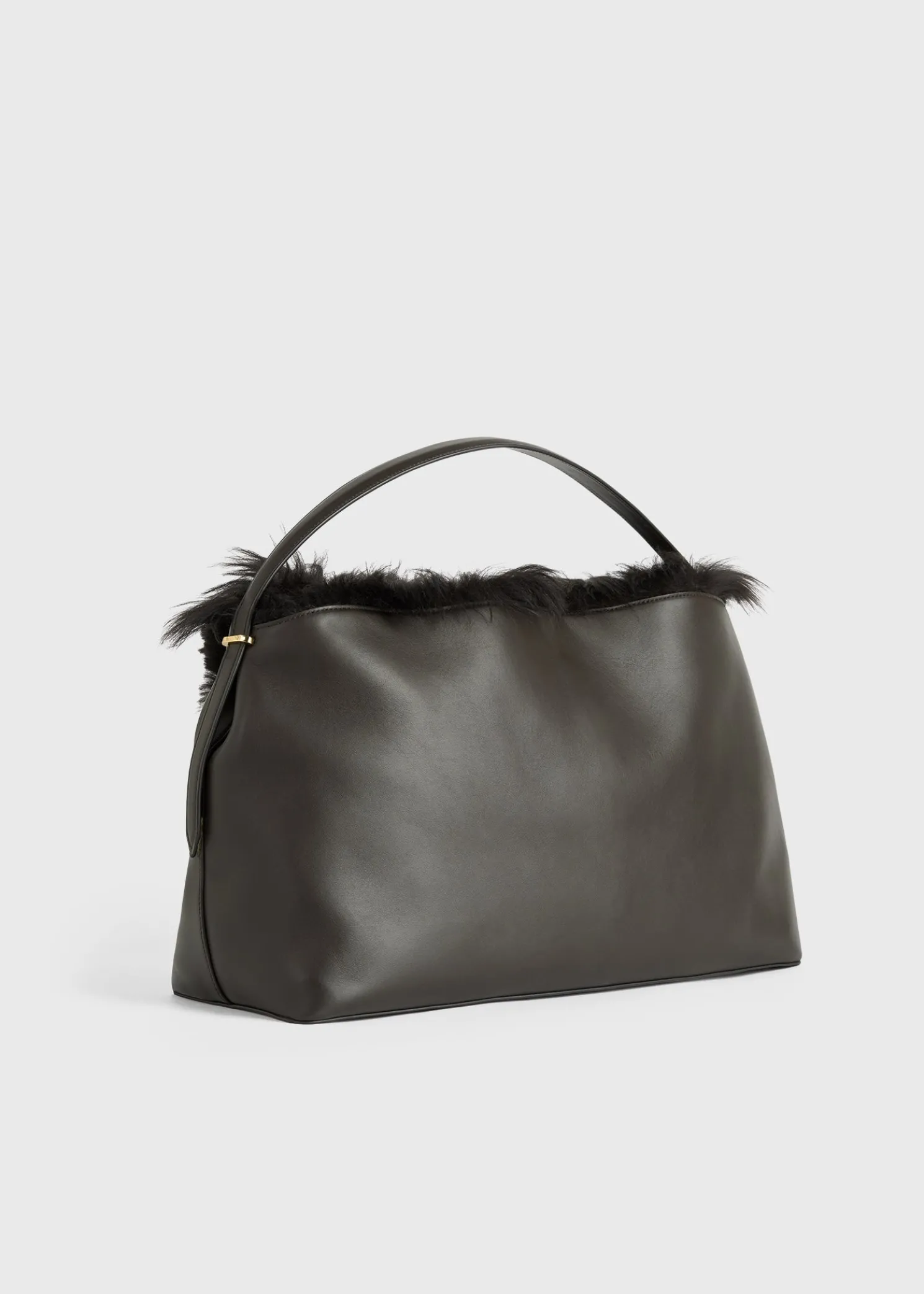 Shearling bag bark
