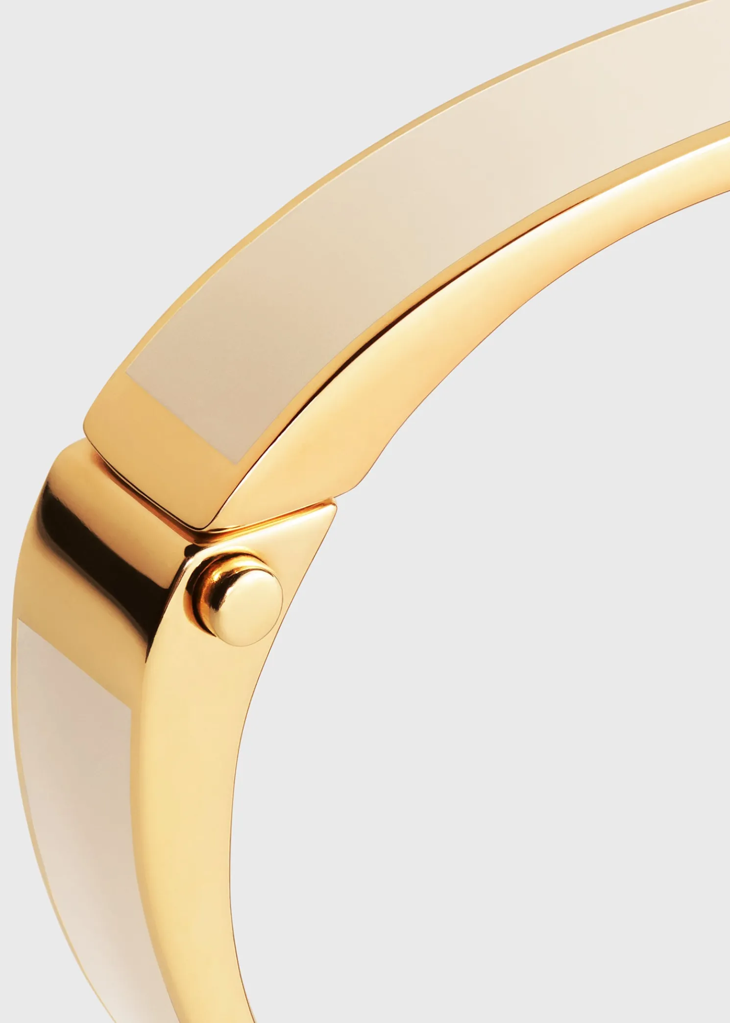 Signature bracelet ecru/gold