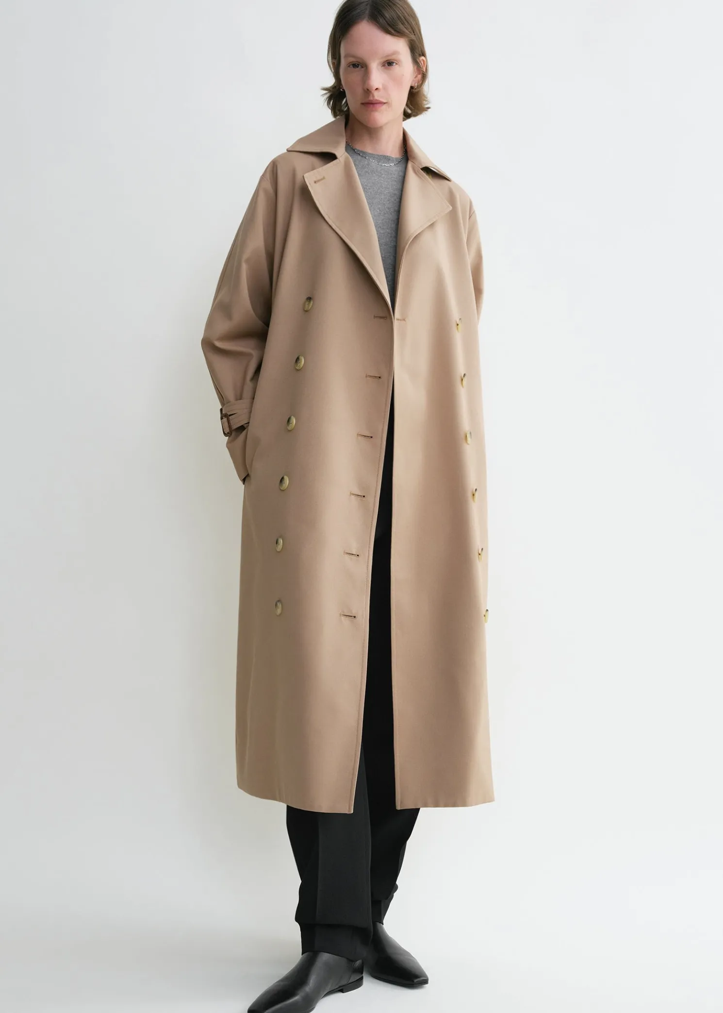 Signature trench khaki