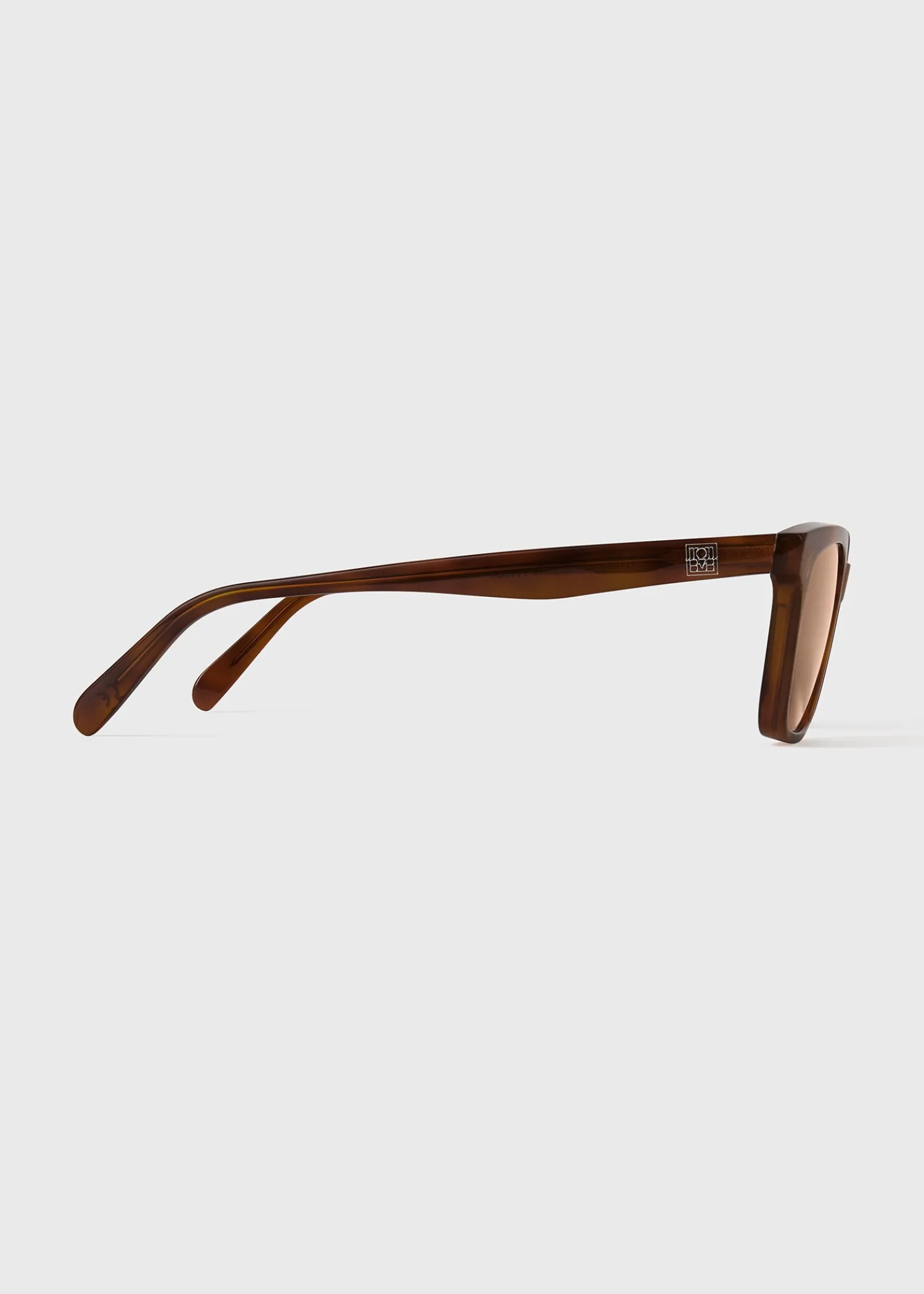Square sunglasses umber