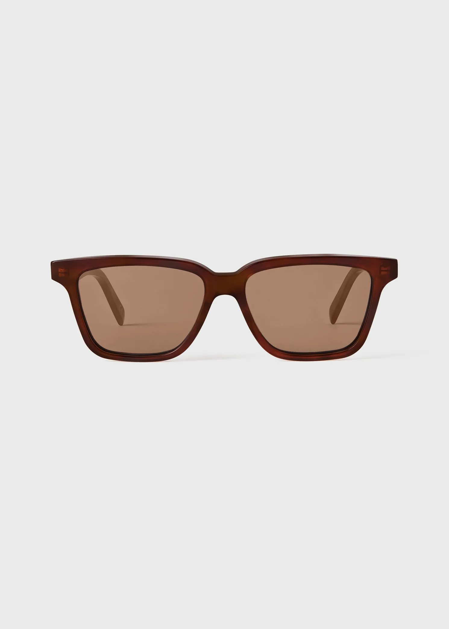 Square sunglasses umber