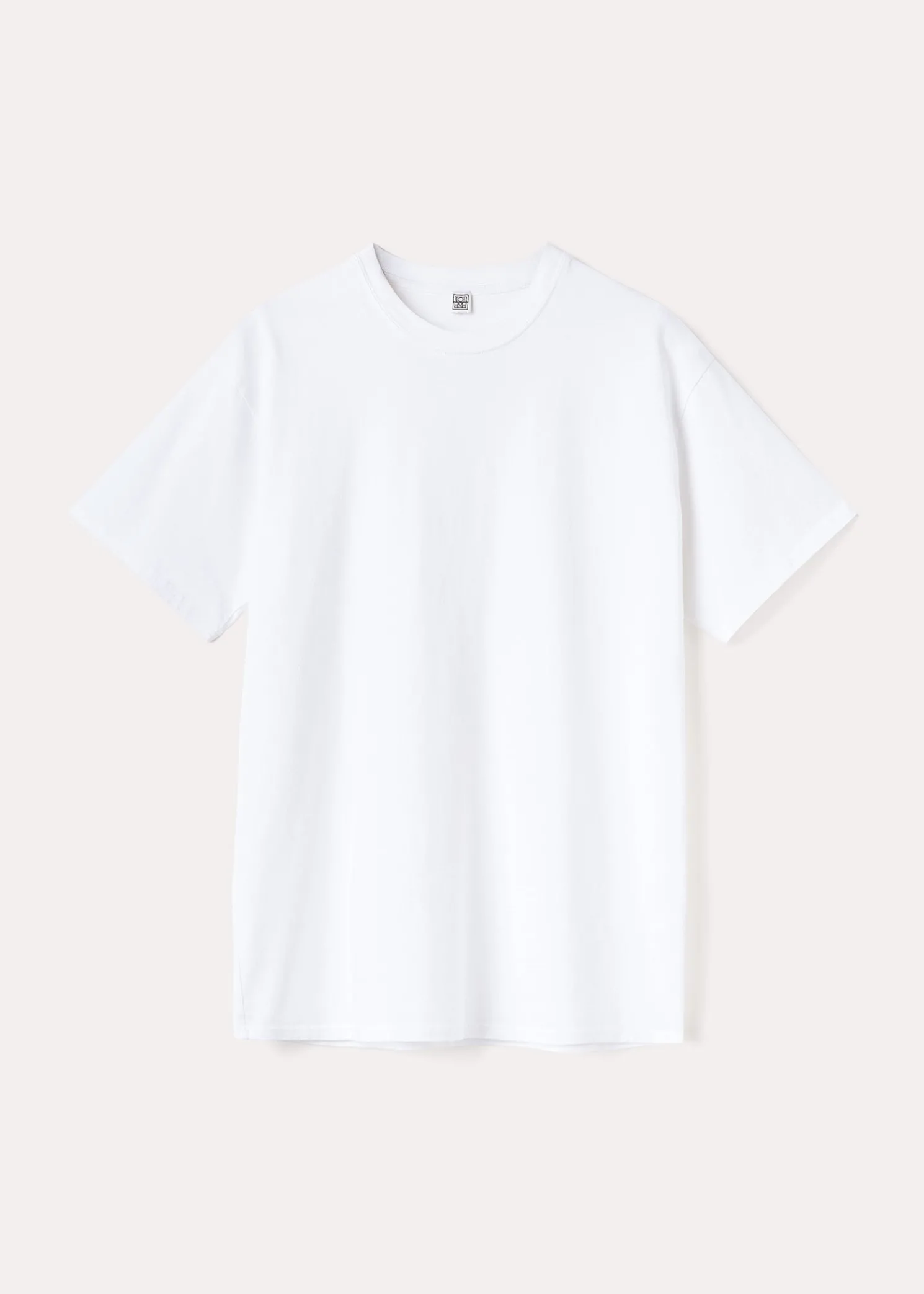 Straight cotton tee off-white