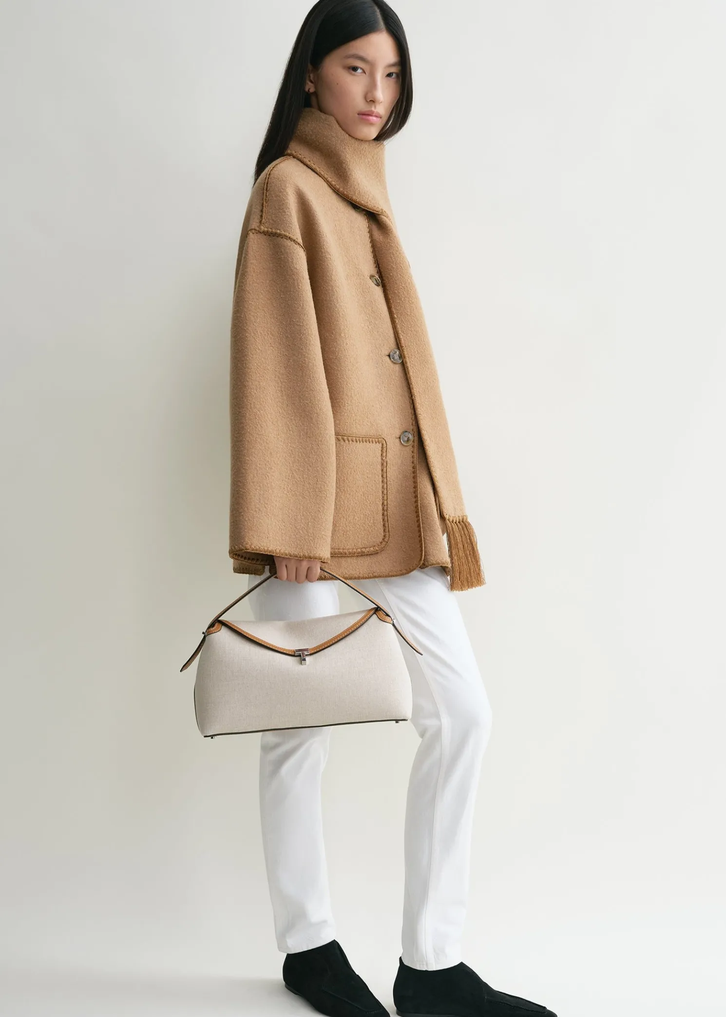 T-Lock canvas top handle ecru/tan