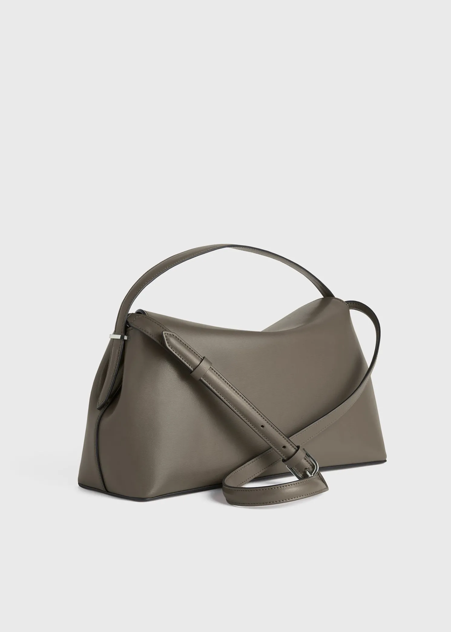 T-Lock leather top handle ash