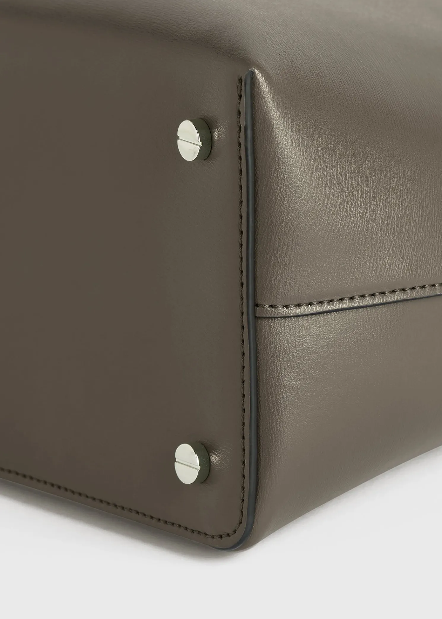 T-Lock leather top handle ash