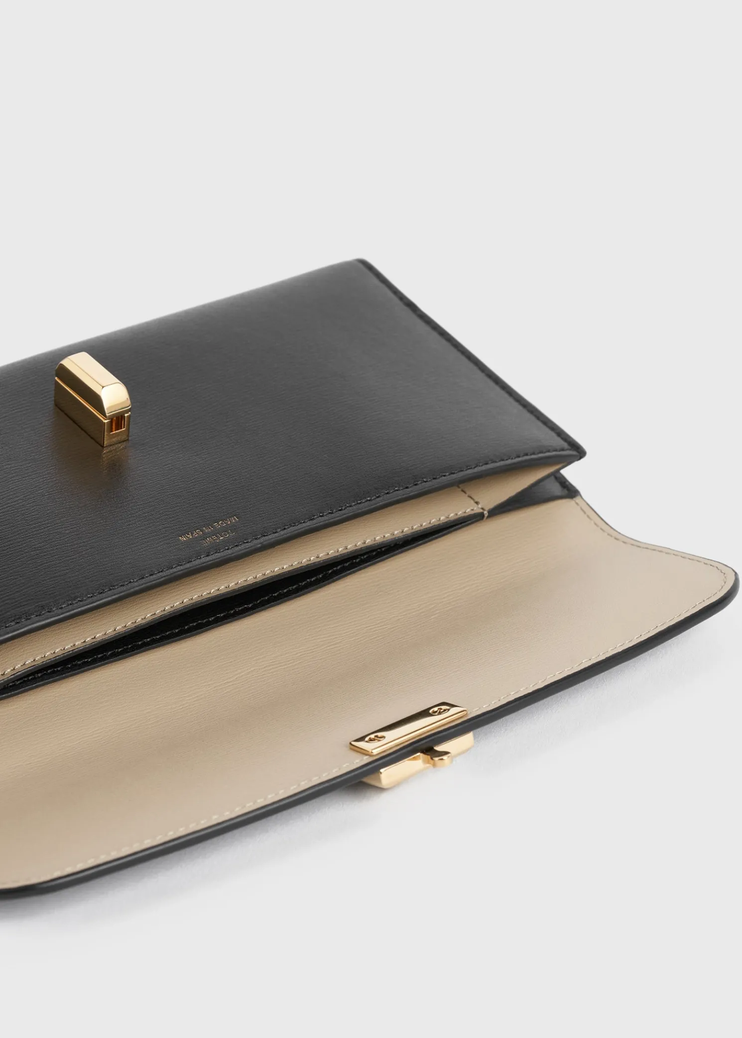 T-Lock leather wallet black