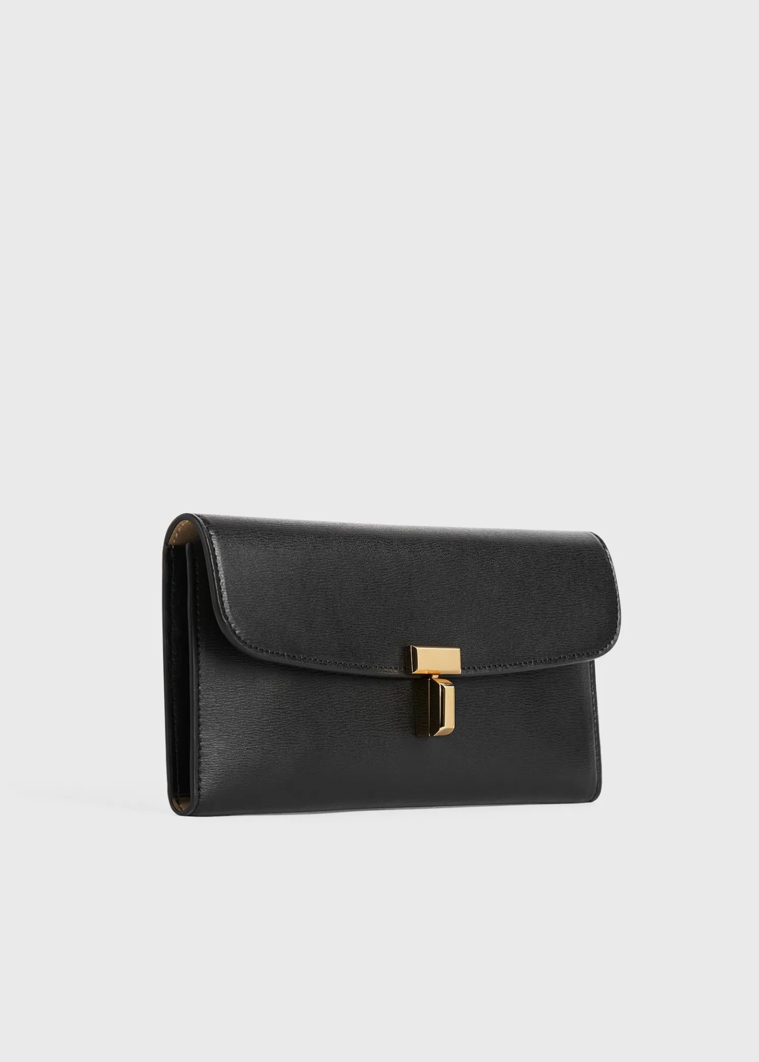 T-Lock leather wallet black