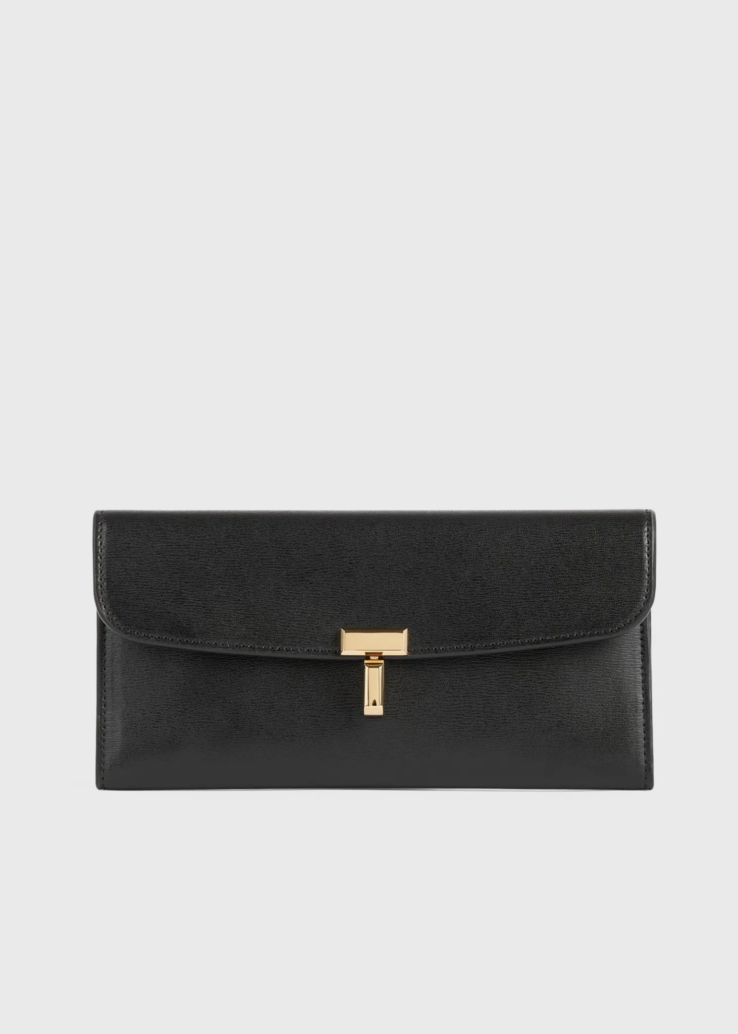 T-Lock leather wallet black