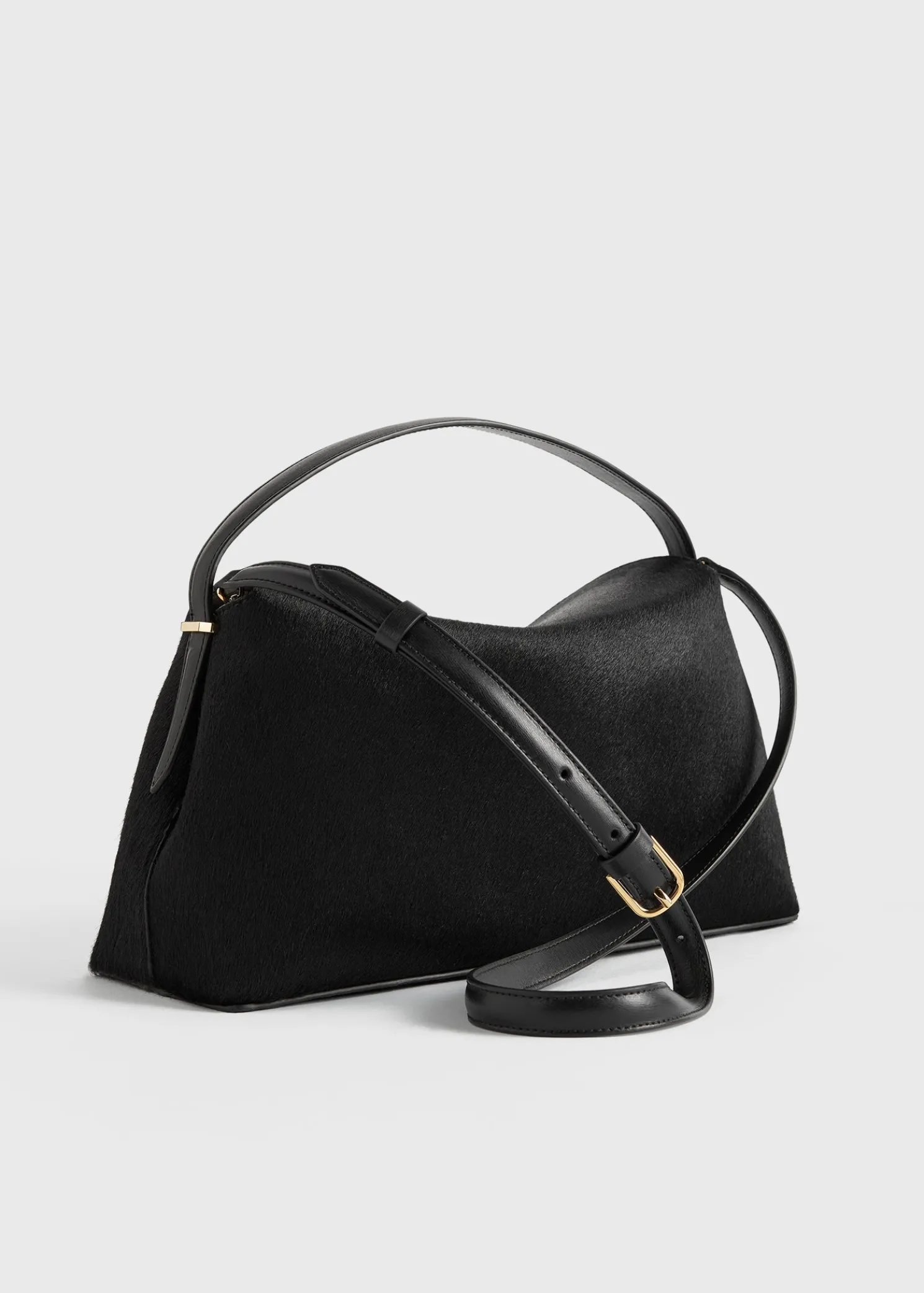 T-Lock pony hair top handle black