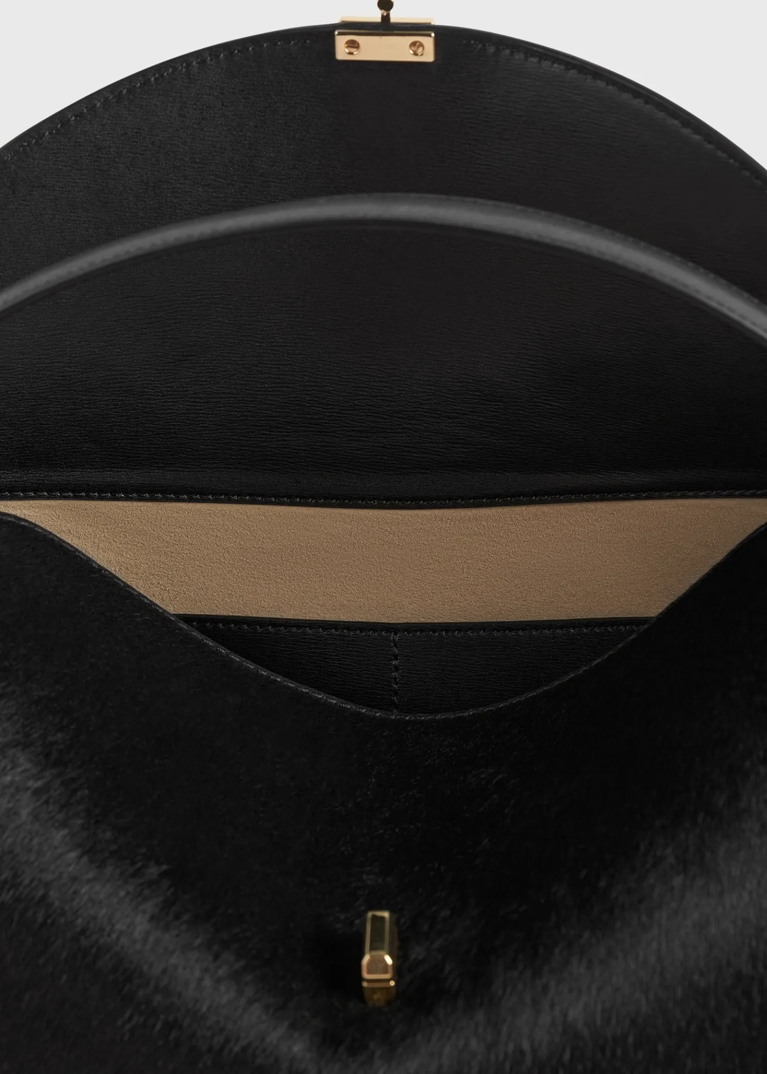 T-Lock pony hair top handle black