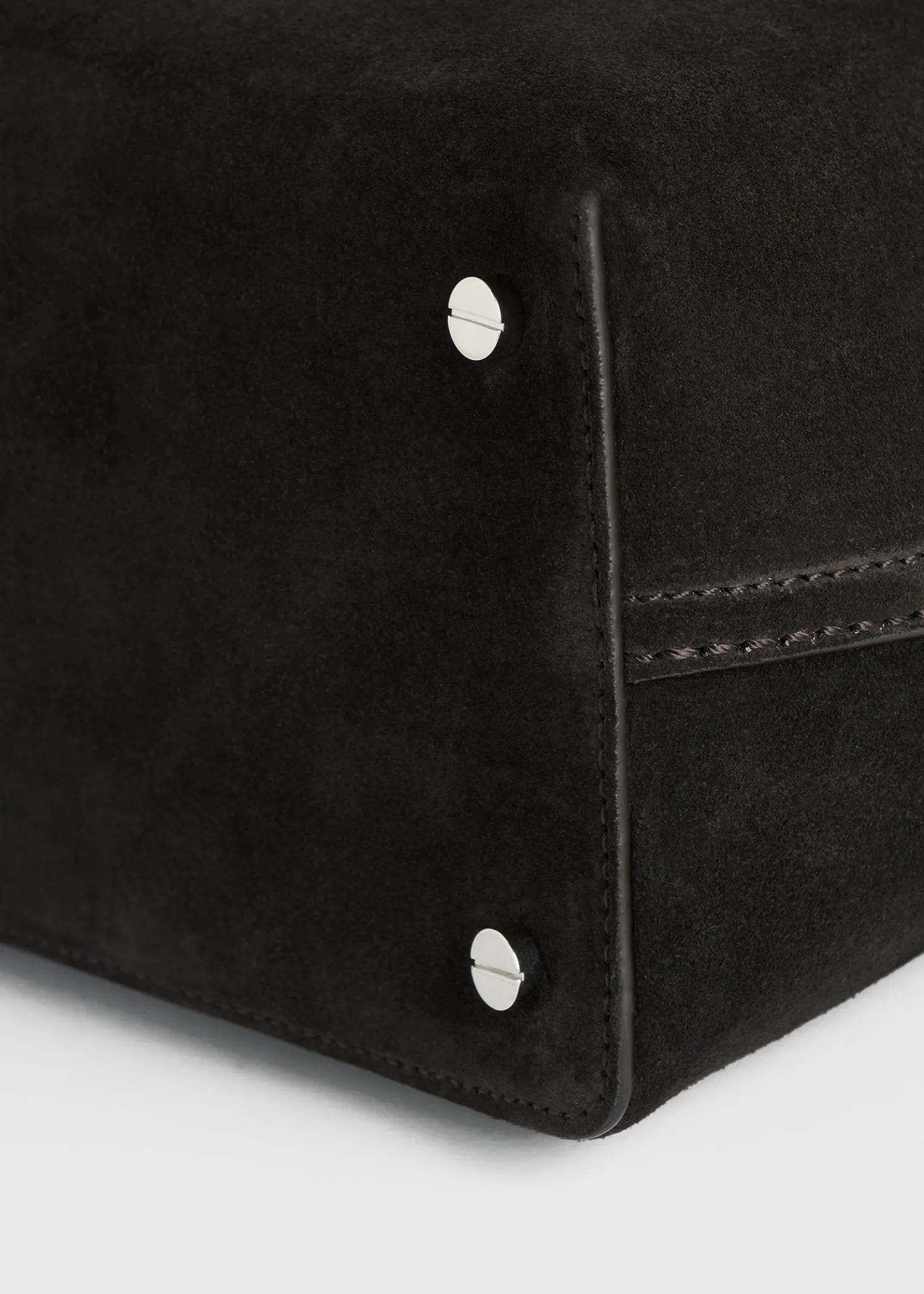 T-Lock suede top handle espresso