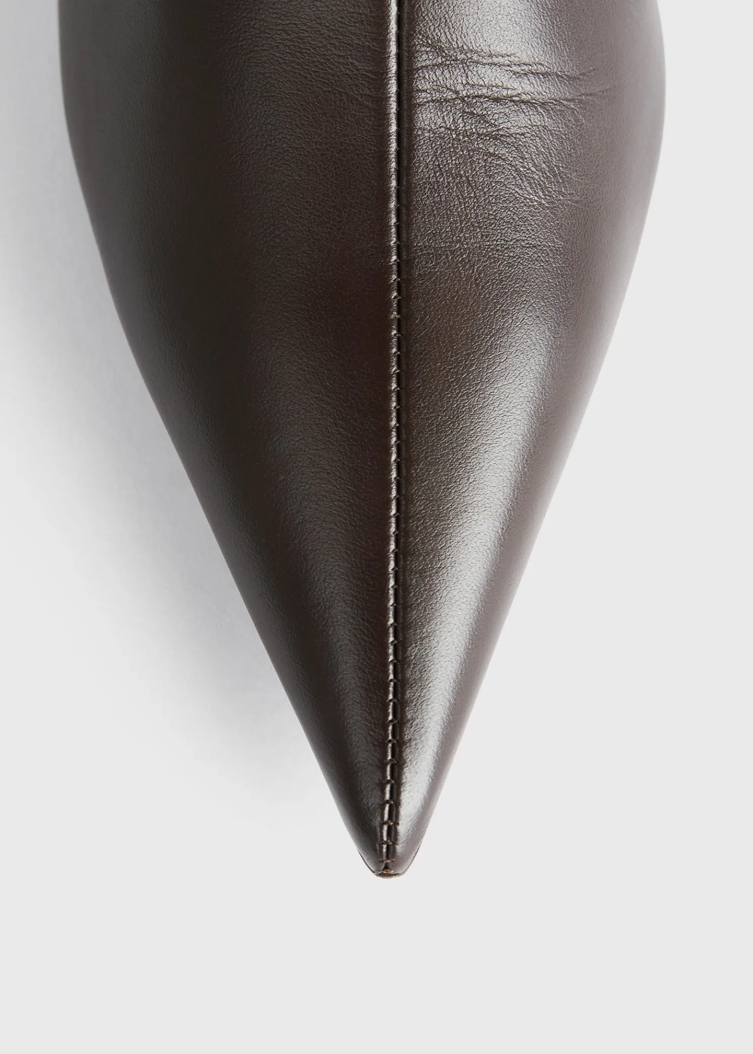 Wedge-heel Nappa boots bark