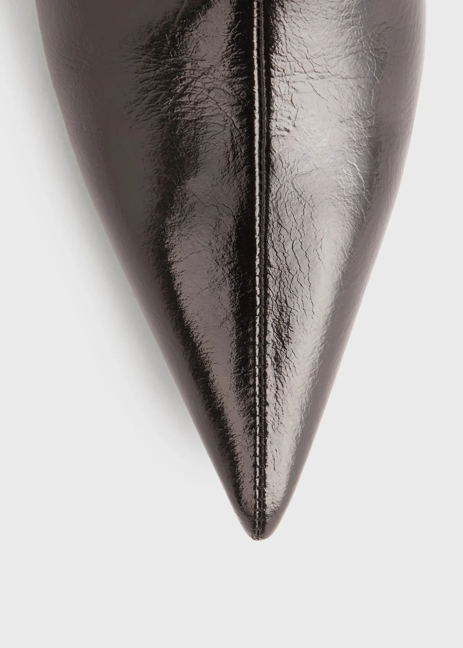 Wedge-heel Nappa boots bark